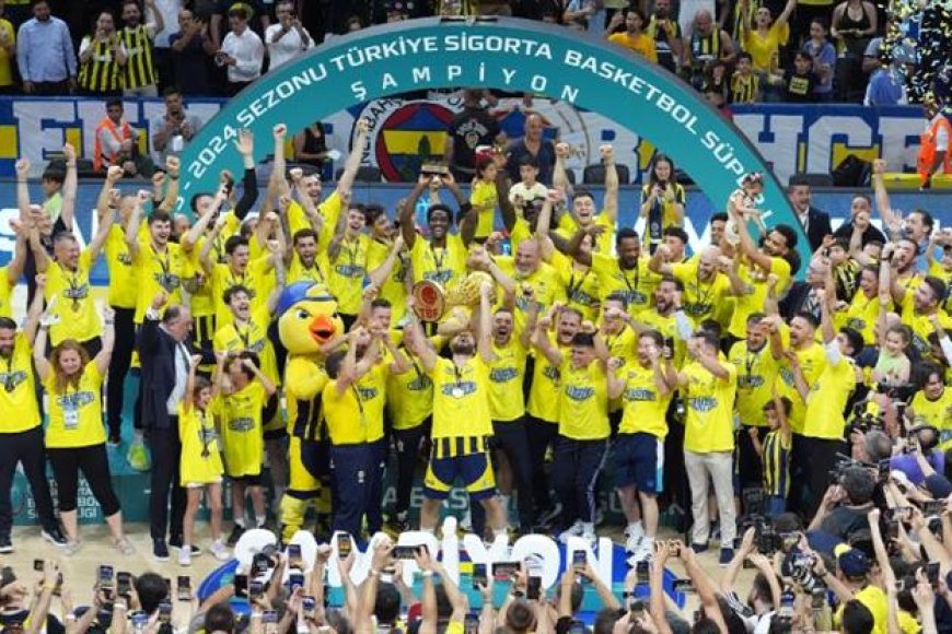 F.Bahçe Beko Türkiye Sigorta Basketbol Süper Ligi’nde Şampiyon!