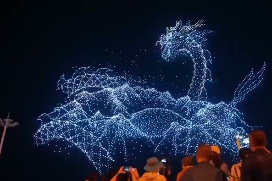 Çin Teknolojisi Gökyüzünde Dans Ediyor