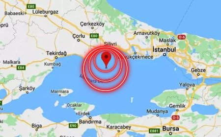 Marmara Denizi Silivri Açıklarında 6.2 Büyüklüğünde Deprem